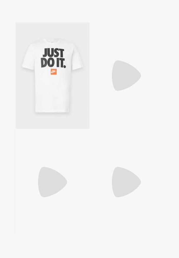 Nike Sportswear TEE FRAN VERBIAGE - T-shirt imprimé - white; Nike Sportswear CLUB JGGR - Pantalon de survêtement - black; Nike Sportswear CORTEZ - Baskets basses - white/black; Nike Sportswear HERITAGE WAISTPACK UNISEX - Sac banane - black/white