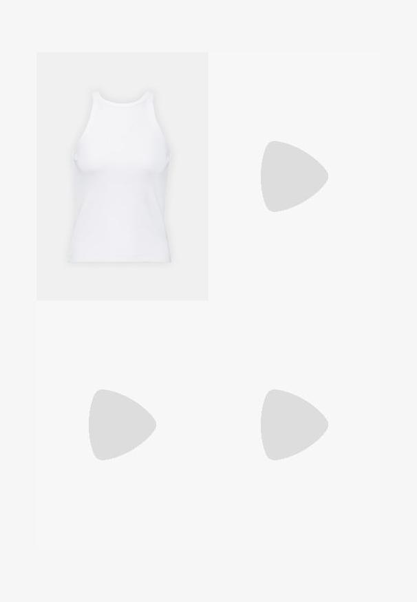 White sleeveless tank top made of ribbed fabric, featuring a rounded neckline and a fitted silhouette, with minimal seams and no embellishments.; Black flared pants made from a shiny, smooth material; features front pockets, a fitted waist, and decorative stitching along the seams.; Brown leather cowboy boots with pointed toe and block heel, featuring detailed stitching and raised accents on the shaft.; Black leather clutch bag with a flap and a gold metal buckle detail. Includes a black strap and a sleek, minimalist design.; Gold-colored hoop earrings, thin and round in shape, with a smooth metallic finish and no embellishments or patterns.