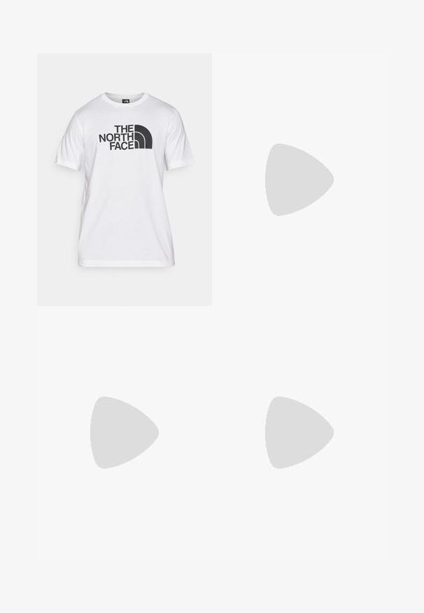 Witte katoenen t-shirt met een zwart graphic print met tekst en een gebogen logo-ontwerp. Ronde halslijn en korte mouwen. Effen textuur.; Zwarte sportshorts van lichtgewicht stof, met een elastische tailleband en zijsplitten voor bewegingsvrijheid. Minimaal merklogo aan de zijkant.; Witte sportieve schoen met een bovenwerk van mesh, reflecterende accenten en een gevoerde zool. Heeft een ronde neus en een vetersysteem voor een veilige pasvorm.; Zonnebril met een doorschijnend grijze frame, getinte lenzen en een hoekig ontwerp. Heeft een kenmerkend neusstuk en gestructureerde donkergrijze tempels.