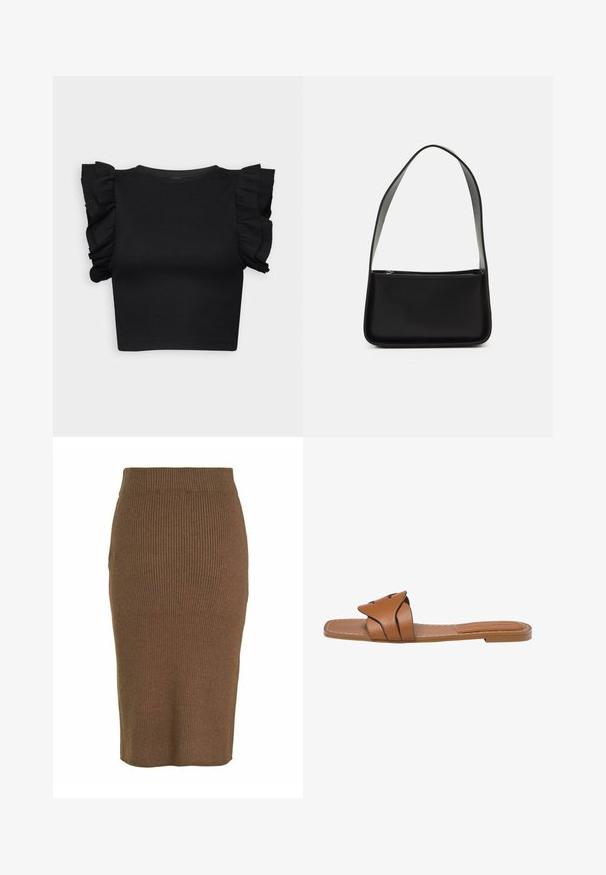Vila Viril Pencil Hw Knit Skirt-Noos kokerrok voor dames, Natural Melange, XS Vila Viril Pencil Hw Knit Skirt-Noos kokerrok voor dames, Natural Melange, XS