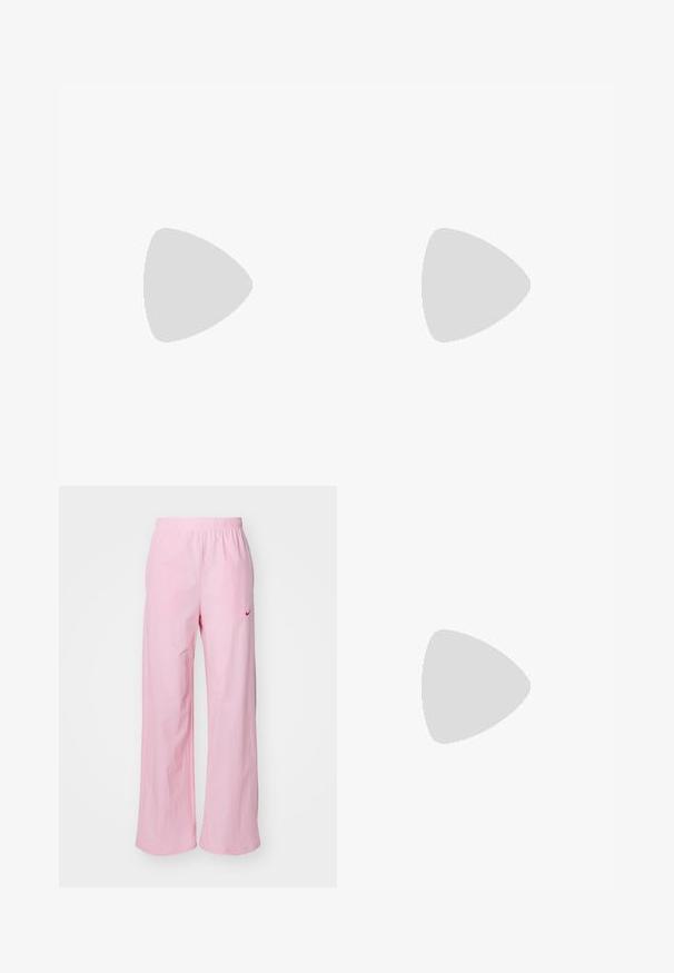 GAP TEE - Trükipildiga T-särk - jet stream blue; Roosa elastse taljega püksid rahuliku istuvusega. Vasakul küljel on punane logo ja sile, kerge tekstuur.; Must mustat nahkad jalanõud, millel on paks tallaga mõõtmed ja kollane õmblus, rippuvad kollase ringikujulise tausta taustal.; Kulla värvi nõelad, õhukesed ja ümmargused, millel on sile metallist pind ja ilma kaunistuste või mustriteta.