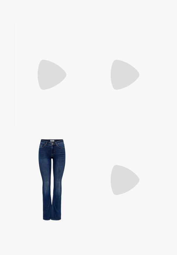 Long-sleeve top made of smooth, dark gray fabric. Features a fitted silhouette with vertical seams, a rounded neckline, and minimal stitching.; Flared denim jeans in dark blue with a slight fade, five-pocket design, zip fly, and button closure. Features belt loops and branded waistband.; White high-top canvas sneaker with black rubber sole, front rubber toe cap, and six eyelets for laces, featuring a clean, minimalist design.; Red leather handbag with an angular, geometric design. Features a single adjustable strap and a flap closure with stitched detailing.