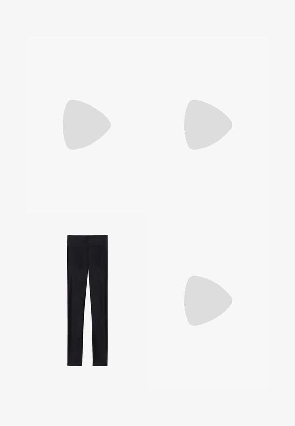 Beige tank top made of soft cotton, featuring thin straps and a scoop neckline, with a smooth texture and minimal stitching details.; Black leggings made of stretchy fabric; features a smooth texture, full-length design, and an elastic waistband without visible seams.; Black leather ankle boot with round toe, lace-up front, and textured rubber sole. Features a pull tab at the back and reinforced stitching.; Black oversized sunglasses with dark lenses and gold hardware, paired with a large, shiny gold teardrop earring. Dark textured scarf.; Brown leather crossbody bag with logo pattern, gold chain strap, zipper closure, and gold hardware accents. Compact and rectangular shape.