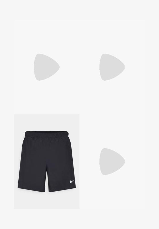 Nike Performance TEE CREW SOLID - Športne majice - aegean storm; Črne atletske kratke hlače iz lahkotnega materiala z elastičnim pasom. Imajo majhen bel Nike logo na spodnji levi strani.; Nike tekaške čevlje z belim pletenim zgornjim delom, črnim naborom in debelim rdečim ter belim oblazinjenim podplatom, označenim z "ZOOMX." Črn podplat z oprijemom.; Športne sončne očala z črnima okvirjem, velikimi lečami z modrim odtenkom in trdno zasnovo. Ponuja izboljšano ovijanje okoli obraza.