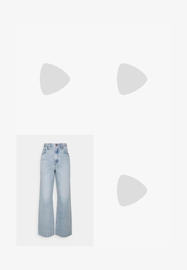 Camiseta blanca de algodón con mangas cortas, que presenta un gráfico de texto en azul marino "GANT" en el pecho y un diseño de corte relajado.; Jeans anchos de mezclilla de un azul claro con una cintura alta, diseño clásico de cinco bolsillos y costuras en contraste. Detalle de dobladillo sin terminar en la parte inferior.; Zapatillas deportivas con parte superior de piel blanca, puntera de ante gris y tres rayas negras. Presentan un logo azul en la lengüeta y una suela de goma texturizada.; Gafas de sol redondas con montura de plástico de carey, lentes marrones y acentos metálicos en la parte frontal. Patillas delgadas con acabado pulido.; Bolso tote tejido negro con dos asas, que presenta una superficie texturizada y una forma rectangular. Diseño simple y único sin hardware visible.