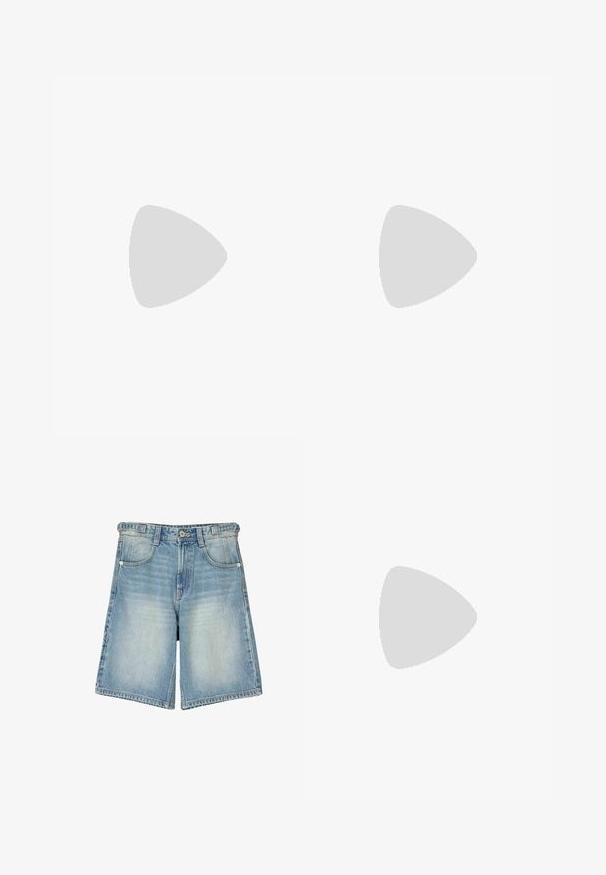 Majica bez rukava u maroon boji marke Jordan s bijelim Jumpman logom centriranim ispod izreza, prikazana na bijeloj pozadini.; Traper šortsevi u svijetloplavoj boji, s klasičnim dizajnom od pet džepova i patentnim zatvaračem s kopčom na gumbe. Imajú istrošen teksturu i čiste rubove.; Crne kožne čizme na vezivanje s debelim potplatom i žutim šavom, suspendirane na žutoj kružnoj pozadini.; Zelene sunčane naočale sa elegantnim, omotanim dizajnom. Izrađene od lagane plastike, s zatamnjenim lećama i suptilnim brendiranjem na tempurama.