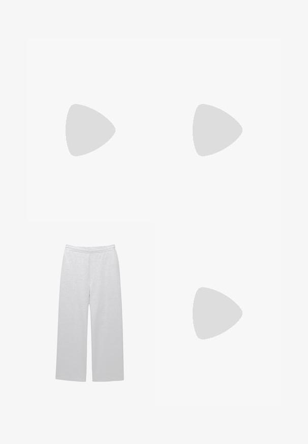 Zwarte badpak met vierkante halslijn, brede schouderbanden en drukknoopsluiting aan de onderkant. Glad materiaal, minimaal ontwerp.; Witte wijde broek gemaakt van zachte stof met een elastische tailleband en twee zijzakken; gladde textuur en minimale details.; adidas Originals SAMBA OG UNISEX - Sneakers laag - footwear white/core black/granit; Even&Odd by Zalando Zonnebril - black