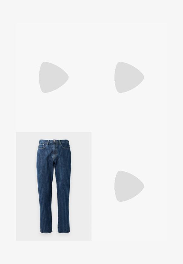 Long-sleeve white henley shirt made of soft cotton, featuring a round neckline, a button placket, and ribbed cuffs.; Dark blue denim jeans with a straight leg, visible stitching, five-pocket design, and a button closure at the waistband.; Black, long-sleeve button-up shirt paired with high-waisted, burgundy trousers and blue sneakers with green accents. Model stands hands in pockets.; Paul Smith BAG CAMERA UNISEX - Cross body bag - black/multicoloured