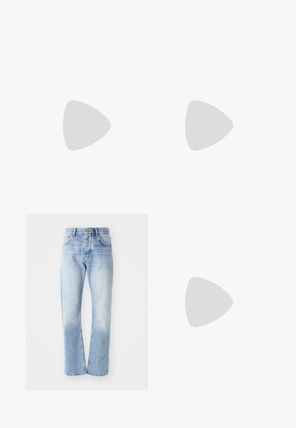 Pruun puuvillane T-särk ümarate kaelustega, lühikeste varrukatega ja valge logo trükiga "A|X" rinnal. Sile tekstuur, minimalistlik disain.; Heled sinine teksapüksid sirge lõikega. Omab viit taskut, nööpide kinnitust ja pleekinud tekstuuri allosas.; Valged kangast spordijalatsid tekstureeritud kummist tallaga, tükkide õmblusega varbakaitsme ja logo rõhuasetusega kandmisel. Lihtne lipsuga disain.; Mustad mustad prillid tumedate läätsedega ja õhukeste metallist käepidemetega. Kaarja kujuga seljaosa ja hõbedased aktsendid hingel. Minimalistlik disain.