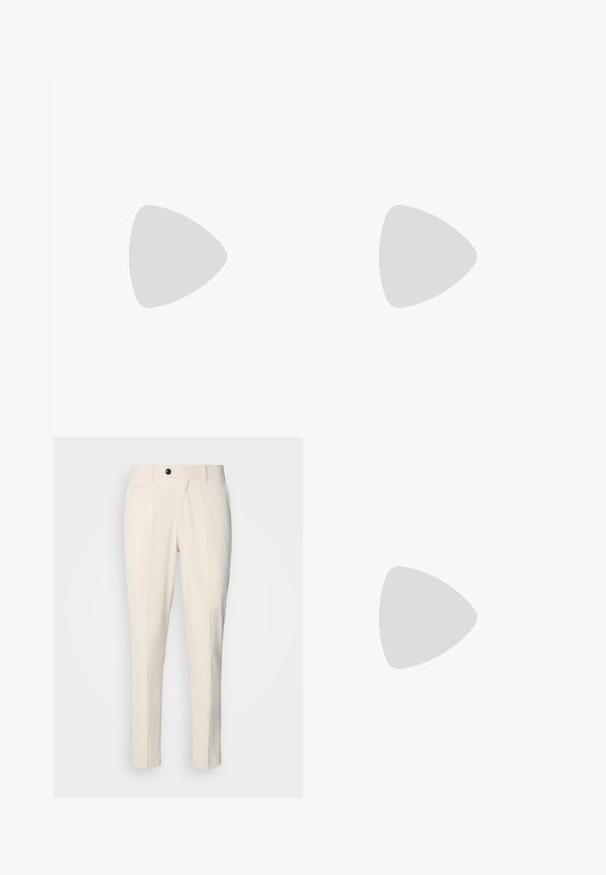 Lindbergh EMBROIDERY TEE - Tricou cu imprimeu - space black; Pantaloni bej ajustați cu față plată, închidere cu un singur buton și două buzunare laterale înclinate. Material neted, cu o croială slim și picior tapered.; Mocasini din piele neagră cu vârful rotunjit, având un design cusut, talpă joasă și o talpă din cauciuc texturat, cu crampoane.; Ochelari de soare Ray-Ban cu lentile verzi, rame din plastic negru și accente aurii pe margini. Formă pătrată cu un finisaj mat.