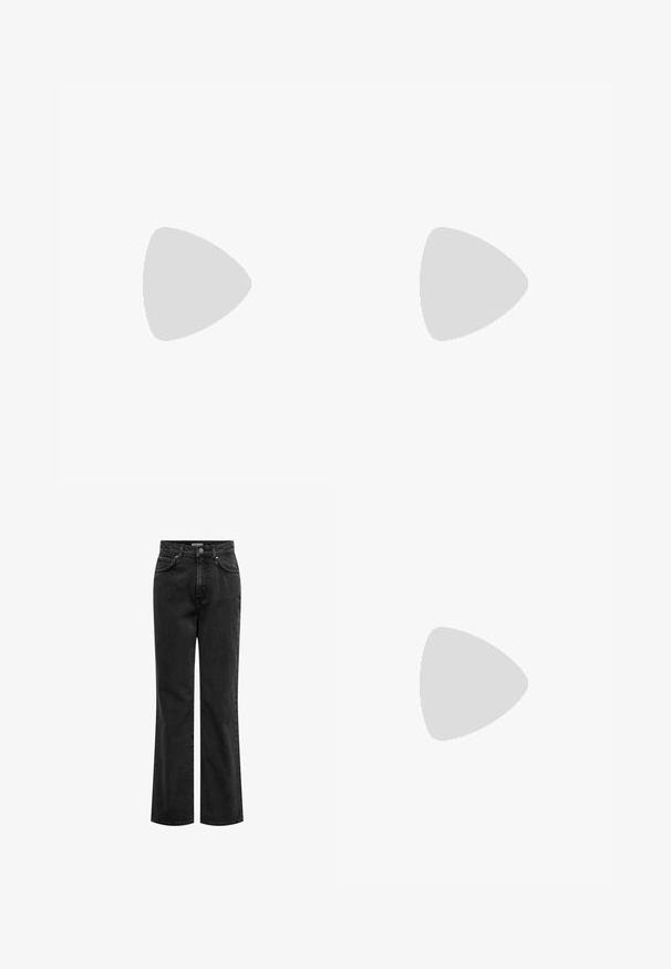 Camiseta de manga corta a rayas rojas y blancas con escote en V y un pequeño logo en el lado izquierdo del pecho. Fabricada con un material suave y elástico.; Vaqueros de denim negro con cintura alta, diseño de pierna recta, cinco bolsillos y cierre de botón. Presentan un ligero desvanecimiento y sin adornos.; Zapatilla deportiva New Balance blanca y verde claro, con tejido de malla, suela beige y taco negro, mostrada de lado sobre un fondo liso.; Pendientes de gota de plata con un arete cuadrado, presentando un acabado suave y pulido en forma de lágrima, que refleja la luz con una superficie brillante.