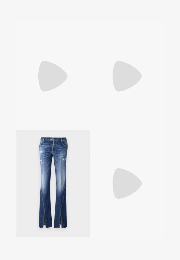 Camiseta blanca de algodón con cuello redondo, mangas cortas y un corte relajado. Presenta un logo minimalista en el cuello. Textura suave.; DSQUARED2 ICON TRUMPET  - Vaqueros a campana - blue denim; Bailarina de piel negra con punta redondeada, textura suave, detalle de costura minimalista y diseño de suela flexible.; Bolso de mano de cuero marrón con cierre de solapa, herrajes en tono dorado, correa para el hombro y una textura suave. Forma rectangular compacta.