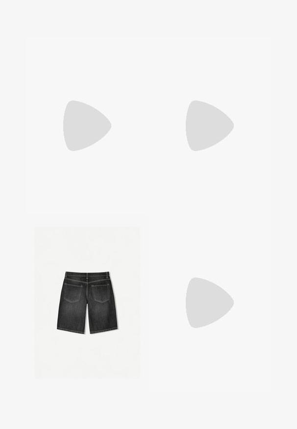 T-shirt en coton blanc avec des manches courtes, un col rond et une petite broderie florale colorée sur la poitrine gauche. Design simple et classique.; Shorts en denim gris foncé avec une coupe droite, dotés de deux poches arrière et de surpiqûres discrètes en contraste. Le tissu a une texture lisse.; Sandale à talons brune avec une fine lanière et un entre-doigts arrondi, arborant un petit accent doré sur le semelage.; Lunettes en écaille de tortue marron avec des verres ovales, des branches fines et des accents transparents. Présente un logo subtil sur la branche. Design élégant et léger.; Sac hobo en cuir vert au design décontracté, avec une poignée incurvée et une texture lisse. Ne contient aucun matériel ou accent visible.; Une pile de deux anneaux ; le dessus est en ambre avec des tourbillons, et le dessous est beige clair ; les deux sont en résine lisse et brillante.