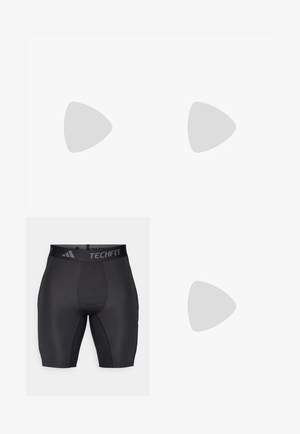 Fekete, fehér és neon zöld hosszú ujjú sportpóló, rajta a "Venum" felirattal és kígyó logóval, valamint perforált szellőzéssel a mellkas elülső részén.; Fekete sportos rövidnadrág sima, rugalmas anyagból. Széles, márkázott derékpánttal és lapos varrásokkal a kényelmes viselet és a tartósság érdekében.; Szürke magas szárú sportcipők, hálós betétekkel, texturált velúrral, kerek orral és gumitalppal; az oldalán fehér logóval.; Fehér bokszkesztyűk, melyek texturált szintetikus bőrből készültek, arany díszítéssel, tépőzáras pánttal és szellőző lyukakkal a tenyéren.