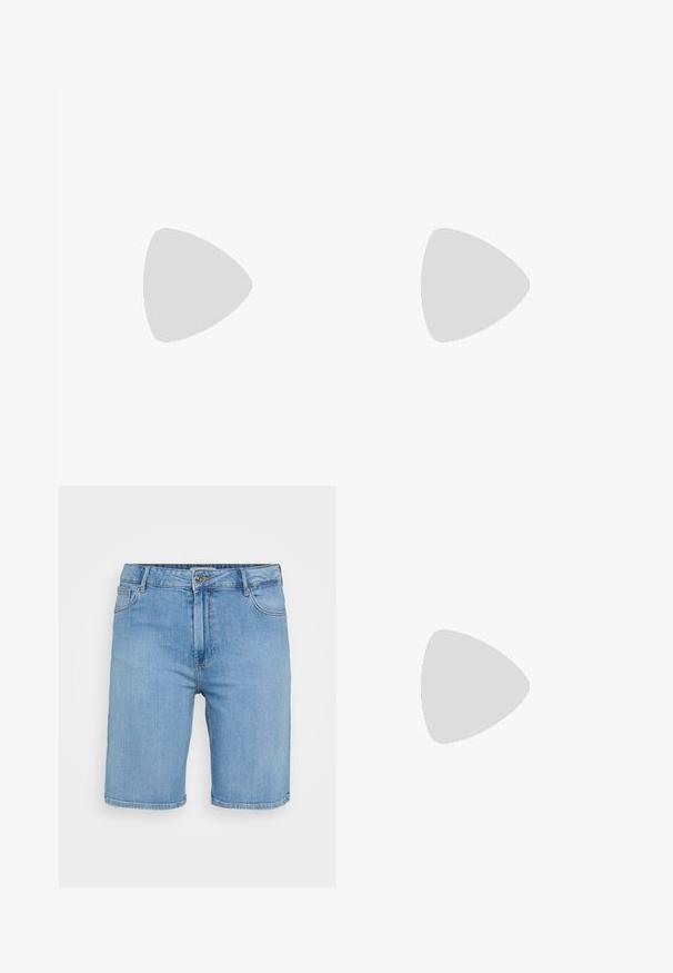 Roosa ilma varrukat ja V-kaelusega topp, millel on pitsist ääristus kaeluses, valmistatud tekstuuriga kangast ja mugava lõikega.; Heledad sinine teksade lühikesed püksid klassikalise lõikega, millel on ees nööp sulgemine, vöökonksud ja kaks külge taskut. Silusd tekstuur ja sirge äär.; Even&Odd Saapad - dark red; Hõbedased rõngaskõrvarõngad, millel on sile, läikiv viimistlus. Ümmargune kuju ja turvaline klõpsulatus. Kerge disain, sobib igapäevaseks kandmiseks.