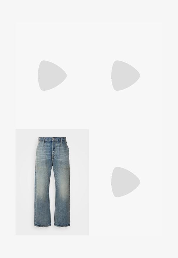 Scotch & Soda STRUCTURE  - Polosärk - multi-coloured; Heledad sinine denim laiad püksid, millel on kõrge vöökoht, kaks eesmist taskut ja õrn fading. Klassikaline viie tasku design.; Pruunid sandaalid kahe reguleeritava riiviga, korkjalats, kummist välistald, avatud disain ja sile tekstuur.; Mustad mustmikrooni kujuga mustad prillid, tumedate klaasidega, hõbedased detailid templite juures ja mati viimistlusega raam.