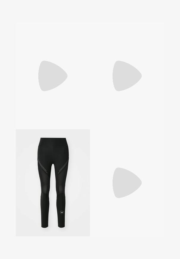 adidas by Stella McCartney LOGO TK - Top - black; adidas by Stella McCartney TRUEPURPOSE OPTIME 7/8 - Leggings - black; adidas by Stella McCartney DROPSET - Training shoe - white/off white/active orange; Oakley RADAR EV PATH - Sunglasses - sapphire