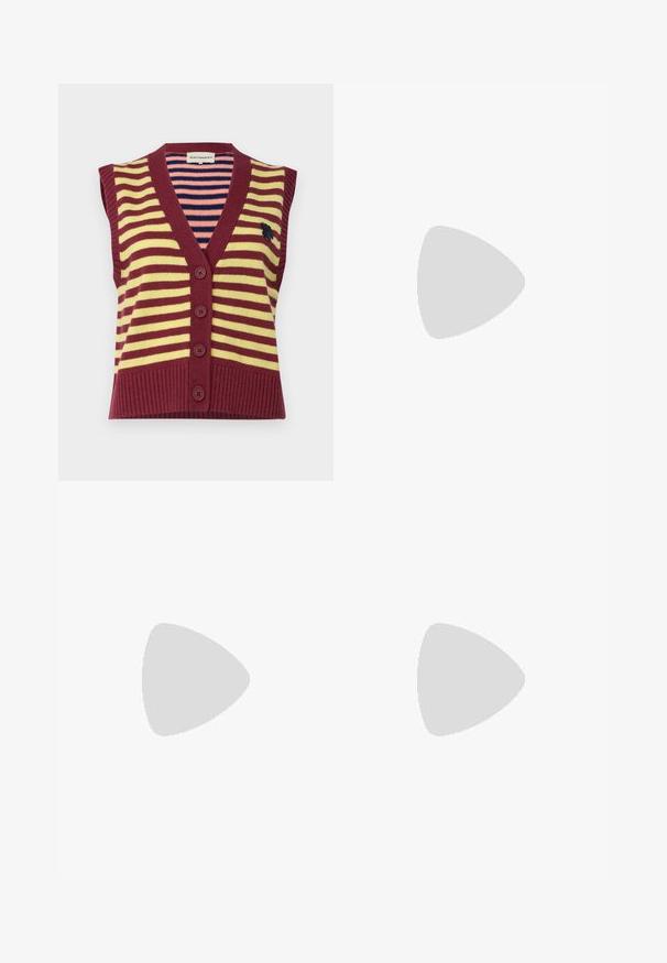 Marimekko JUHLA TASARAITA - Mellény - winered/yellow/blue/coral; Fekete pamut póló kerek nyakkal, rövid ujjú, elöl kék hímzett "Calvin Klein JEANS" logóval.; Fekete, bőszárú farmernadrág, magas derekú, öt zsebes kialakítással és fém gombos záródással, kontrasztos varrással.; Fekete, térd felett érő bőr csizma vastag talppal és diszkrét Calvin Klein logóval a felső széle közelében, oldalnézetből bemutatva.