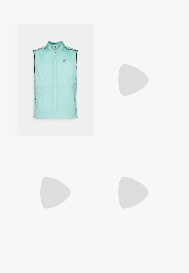 Gilet leggero verde menta con colletto alto e chiusura con zip, caratterizzato da accenti neri a contrasto e un logo discreto sul davanti.; Maglietta atletica blu navy a maniche corte realizzata in tessuto morbido, con scollatura a girocollo e dettaglio del logo bianco sulla parte superiore sinistra del petto.; Pantaloni shorts sportivi blu navy con vita elastica, tasche laterali e dettagli grigio chiaro. Realizzati in tessuto leggero e morbido per il massimo comfort.; adidas Performance ADIZERO SELECT 3.0 - Scarpe da basket - lucid blue/core black/metallic