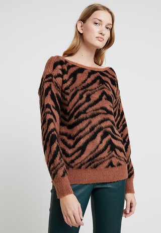 ZEBRA - Strickpullover - tan