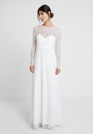 OPEN BACK BRIDAL DRESS - Suknia balowa - snow white