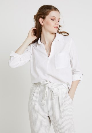 LUCY POCKET - Blouse - white