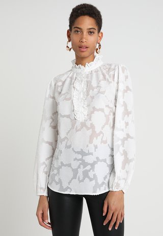 JELENA BLOUSE - Bluser - chalk