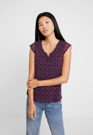T-Shirt print - navy