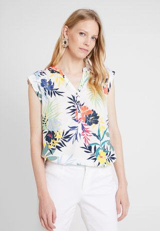 Bluser - white/blue