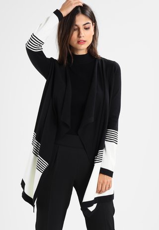 Cardigan - black/off-white