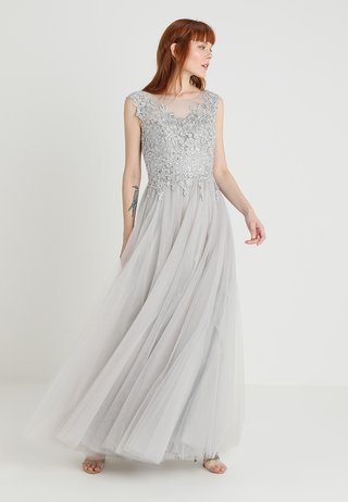Ballkleid - silbergrau