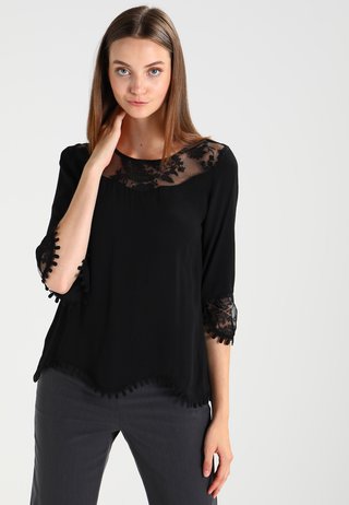 KALANIE BLOUSE - Blouse - pitch black