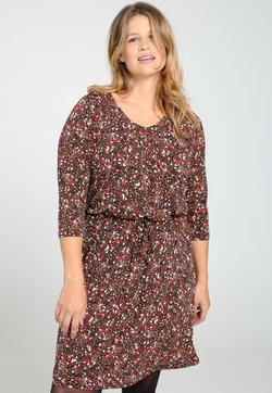 Paprika - MIT BLUMEN-PRINT - Korte jurk - red