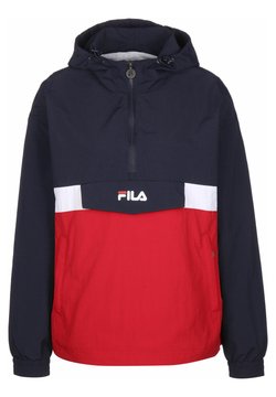 Fila - FILA JACKE PAVLINA - Veste coupe-vent - black iris/briwhi/true red