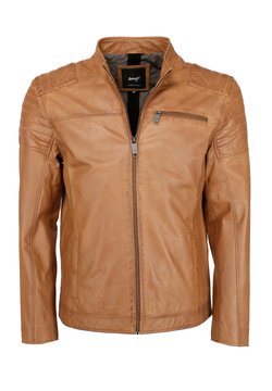 Maze - ROCHA - Leren jas - cognac