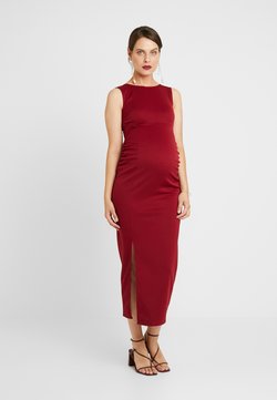 True Violet Maternity - MIDAXI DRESS WITH SPLIT - Etui-jurk - bordeaux