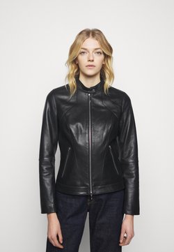 HUGO - LAJESA - Leren jas - black