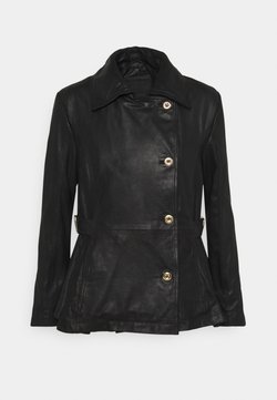 DEPECHE - Leren jas - black