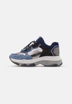 Bronx Skinnklær | Skinn og lær til dame og herre på Zalando Bronx GRAYSON Joggesko deep rustgreypinkblue Zalando.no