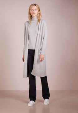 pure cashmere - LONG CARDIGAN - Vest - light grey