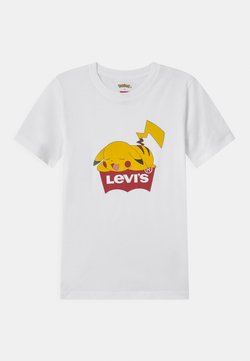 Levi's® - POKEMON GRAPHIC PIKACHU UNISEX - T-shirt print - white