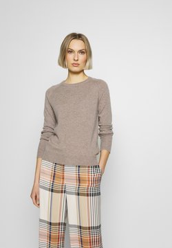 pure cashmere - CLASSIC CREW NECK  - Trui - beige