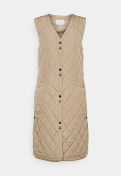 Cream - CRMELIKA QUILTED WAISTCOAT - Smanicato - beige
