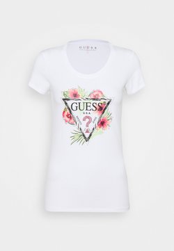Guess - REBECCA TEE - T-Shirt print - true white