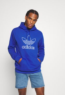 felpa adidas blu con cappuccio