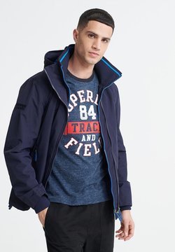Superdry - SUPERDRY TECH HOOD POP ZIP SD-WINDCHEATER JACKET - Veste coupe-vent - downhill navy