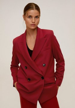 Mango - CANAS-I - Blazer - granatrot