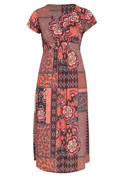 Paprika - MIT PATCHWORK-PRINT IM ETHNO-LOOK - Robe d'été - orange
