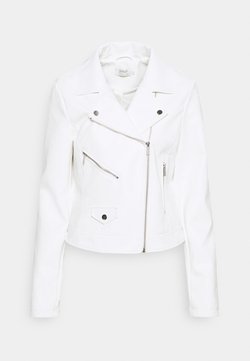 ONLY Tall - ONLENYA BIKER  - Imitatieleren jas - cloud dancer