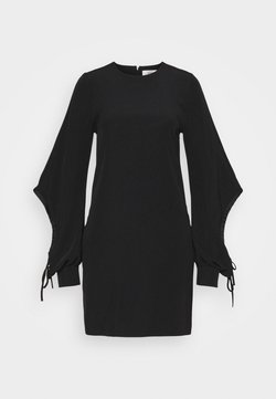 Victoria Victoria Beckham - DRAWSTRING SLEEVE SHIFT DRESS - Vestito elegante - black